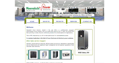 Desktop Screenshot of meenakshipower.com